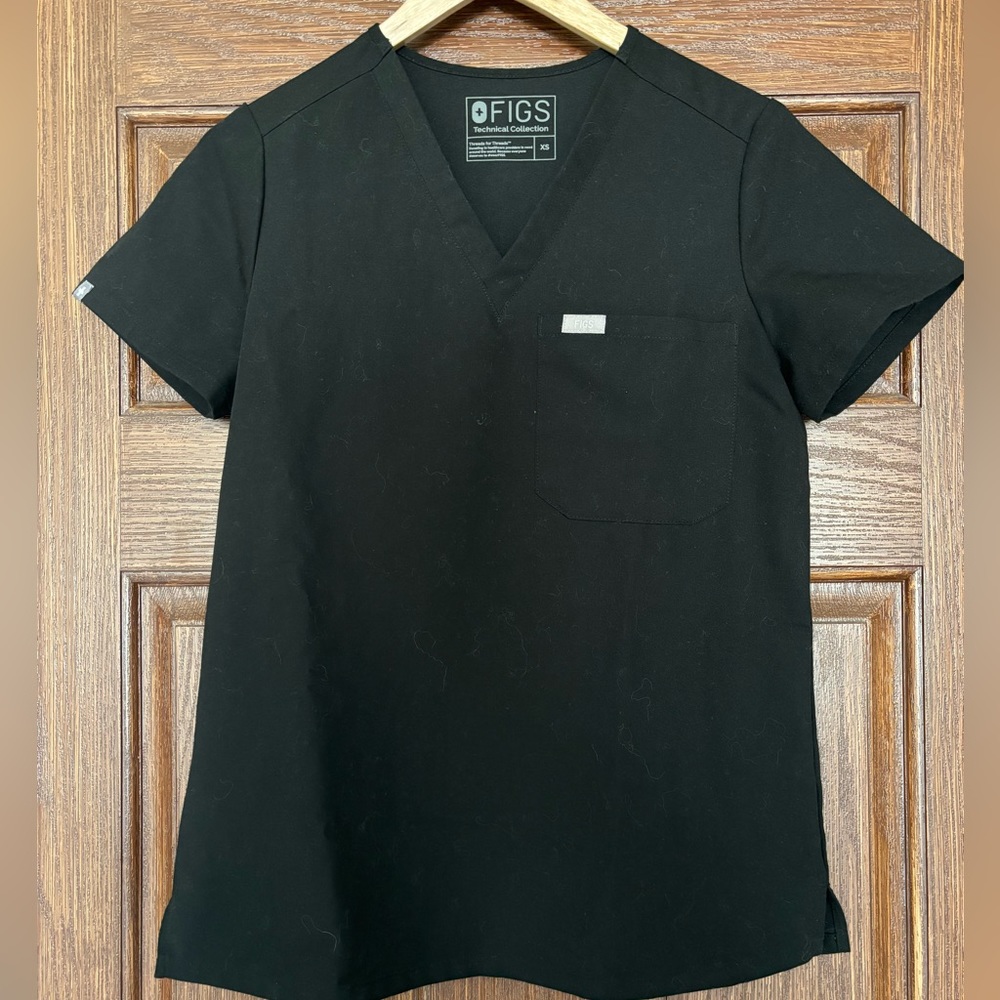 Figs Scrub Set | Top & Bottom | XS & S | Black